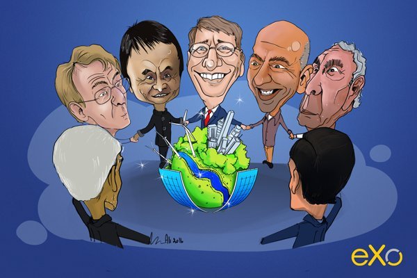 Карикатура на Билла Гейтса