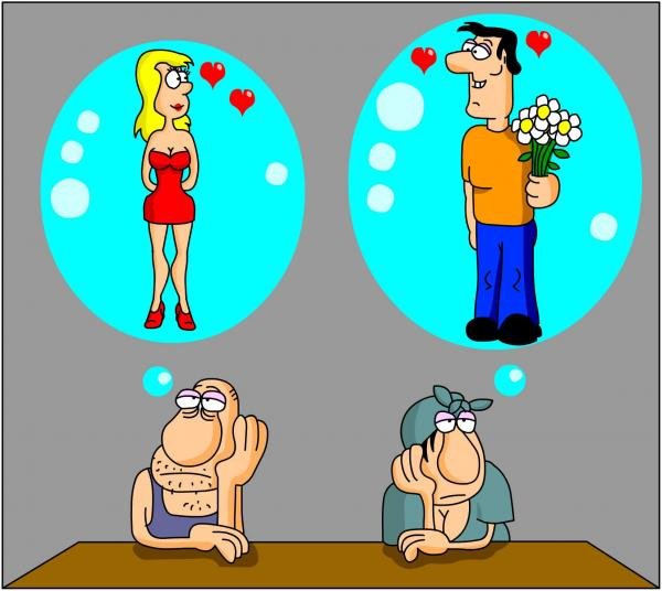 Карикатуры на семейную жизнь