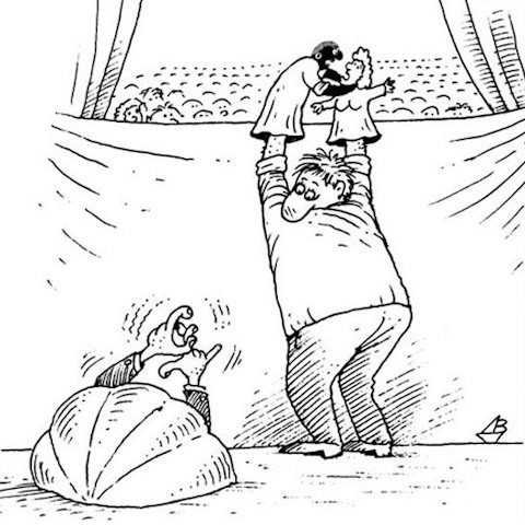 Ревнивый муж карикатура