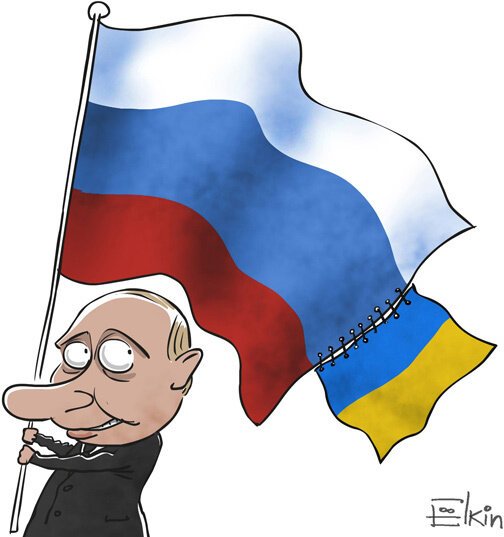 Карикатуры на путинскую власть