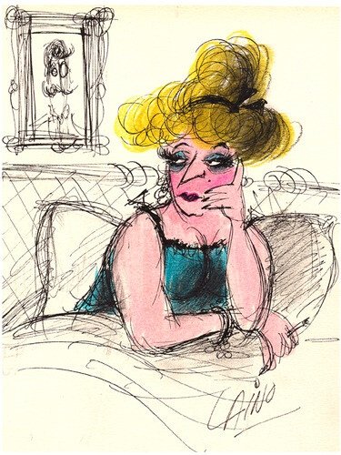 Карикатура мадам