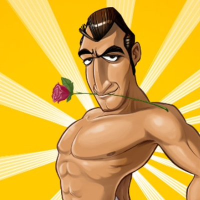 Прикольный мачо