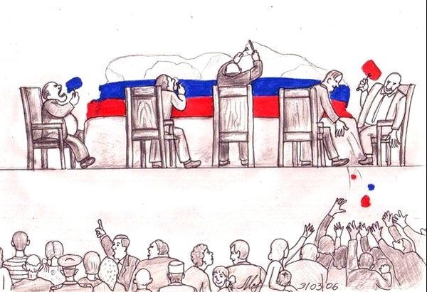 Современные российские карикатуры