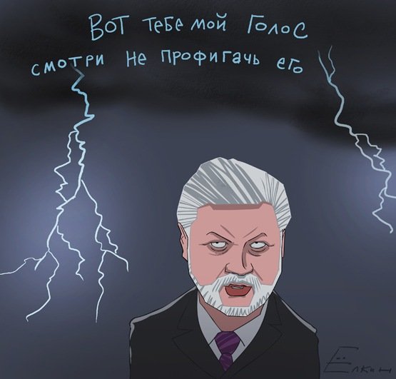 Шарж Сергей Миронов Справедливая Россия