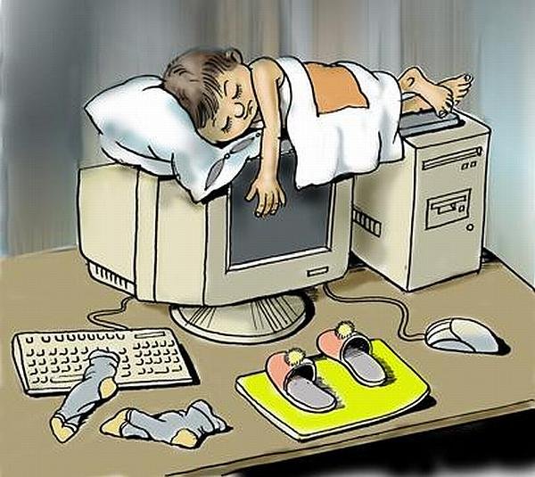 Лентяй карикатура