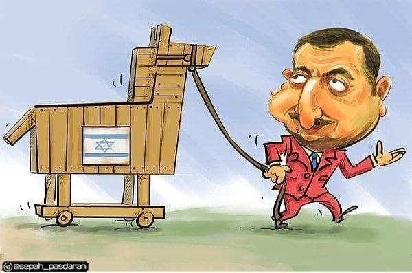 Шарж на азербайджанца