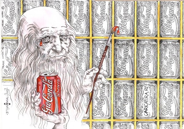 Карикатуры Леонардо