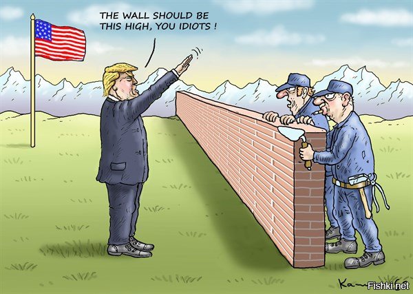 Шарж на забор