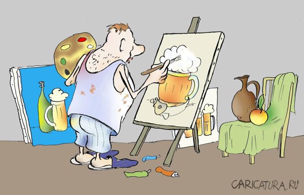 Художник карикатура