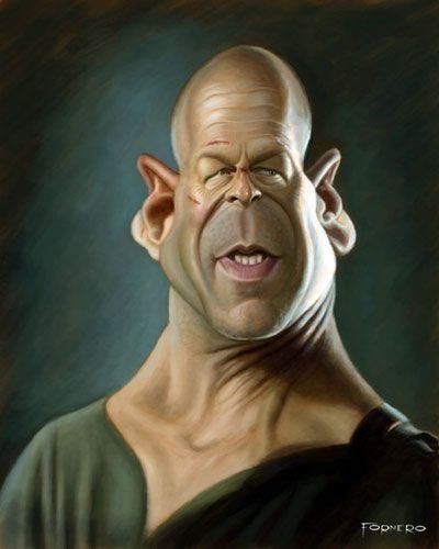 Карикатура брюс уиллис (50 фото)