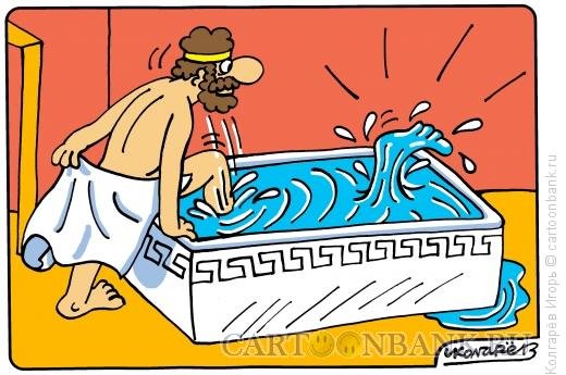 Закон Архимеда ванна