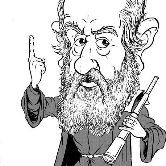 Галилео Галилей мультяшный