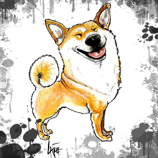 Шарж овчарка