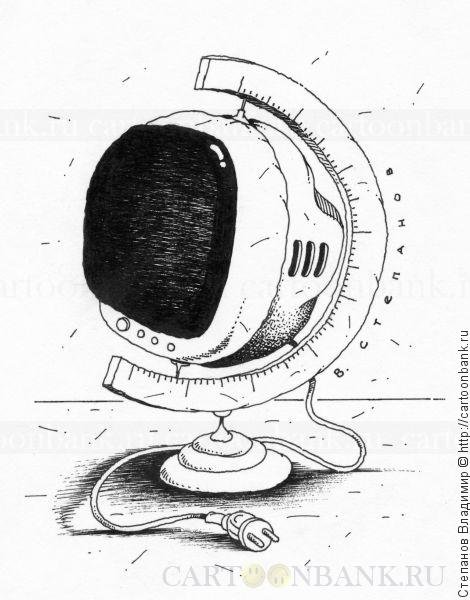 Шарж с глобусом