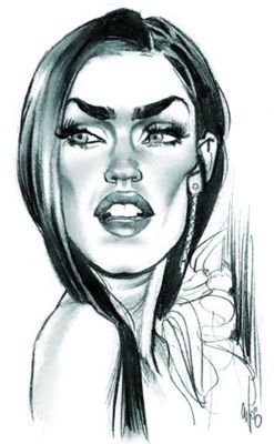 Меган Фокс портрет