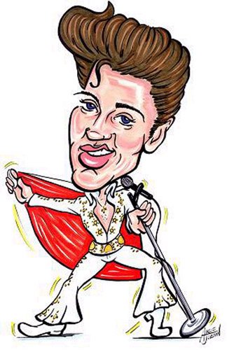 Курт Кобейн шарж