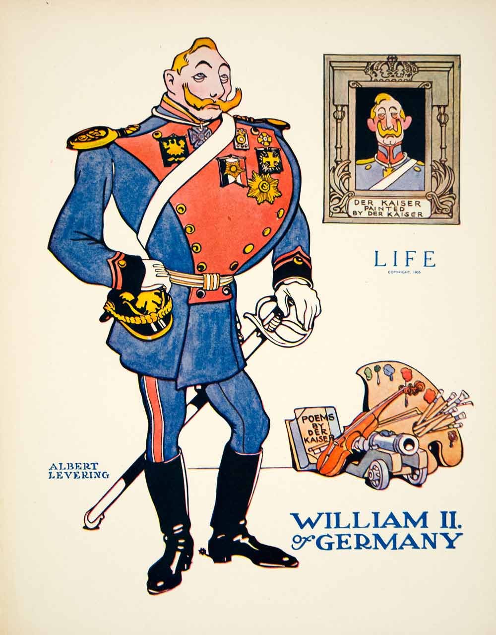 Кайзер Вильгельм II карикатура