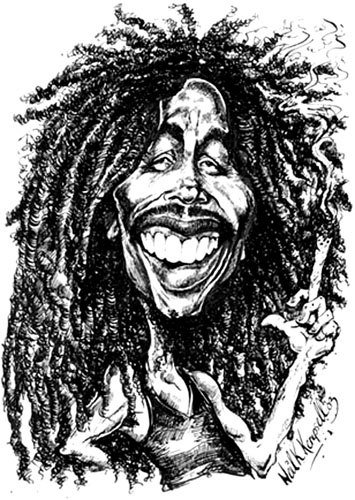 Растаман карикатура