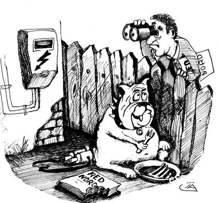 Электроэнергия карикатура