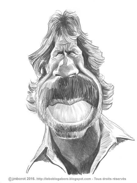 Чак Норрис рисунок