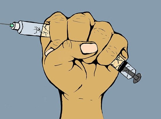 Вакцинация карикатура