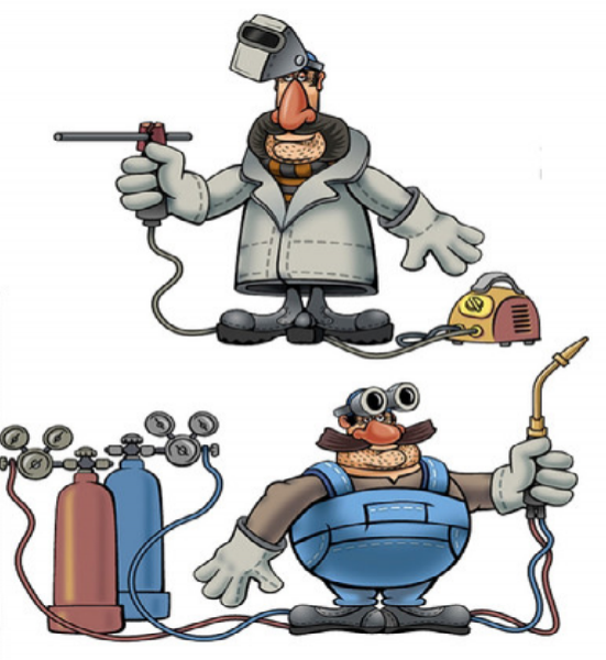 Мультяшные сварщики