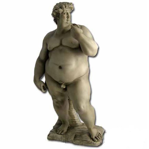 Толстый Давид Микеланджело