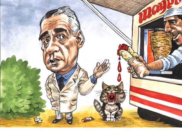 Шаурма карикатура