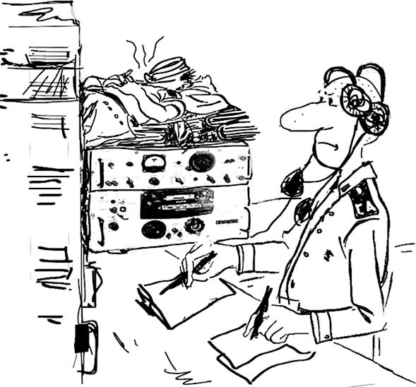 Эскиз рисунка дежурной части