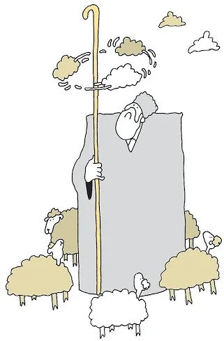 Советская карикатура про модника