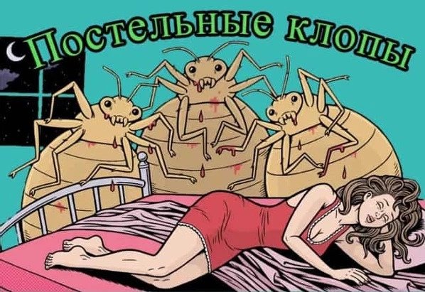 Плакат борьба с клопами