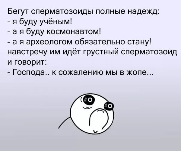Сперматозоид шутки приколы