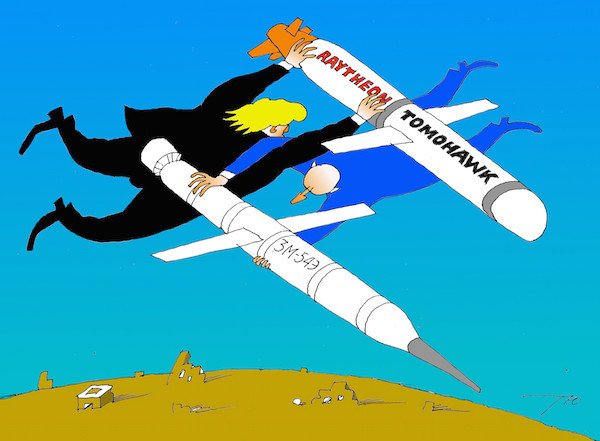 Ракета карикатура