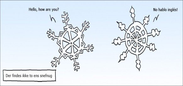 Комиксы про снежинку