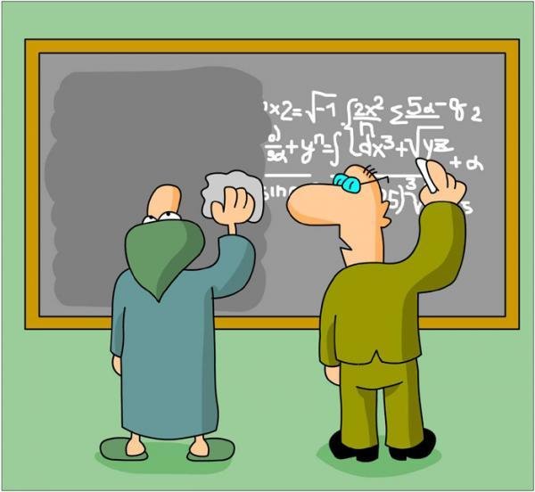 Ученый карикатура