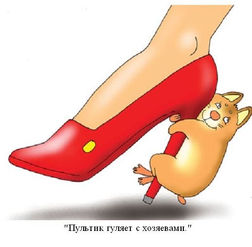 Под каблуком карикатура