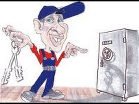 Сейф карикатура