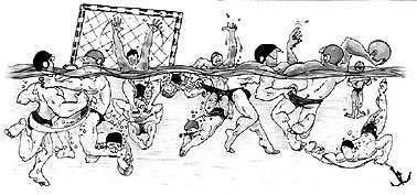 Водное поло карикатура