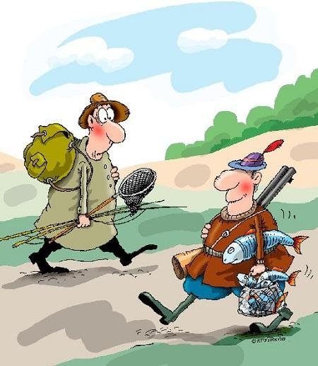 Браконьер карикатура