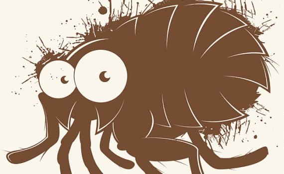 Блоха карикатура