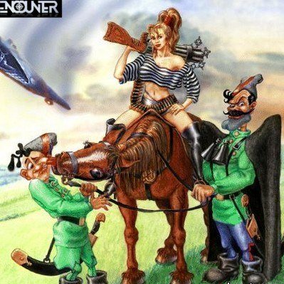 Петька и Василий Иванович Анка