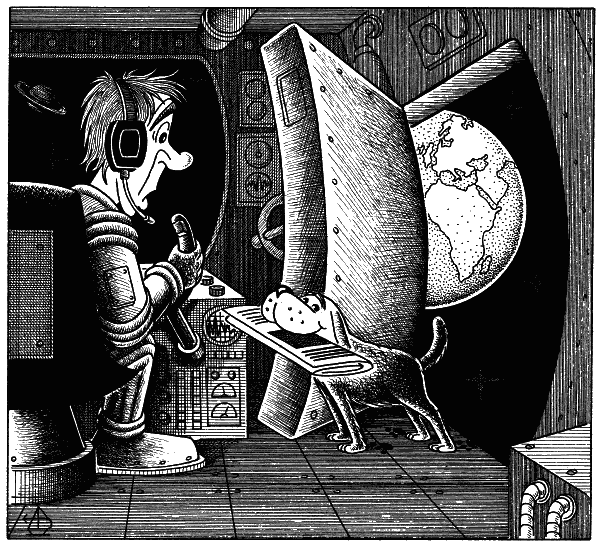 Михаил Горбачев шарж