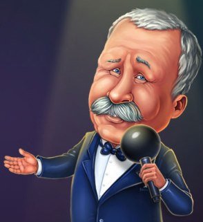 Сатирический портрет Якубовича