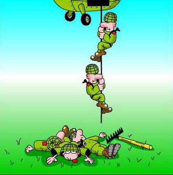 День ВДВ карикатуры