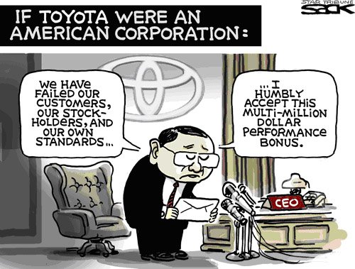 Тойота карикатура