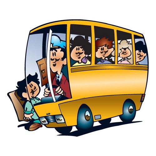 Люли вываливаются из автобуса