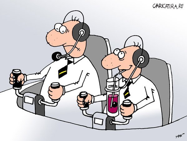 Карикатурам с маской кислородной