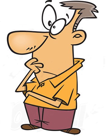 Задумался карикатура