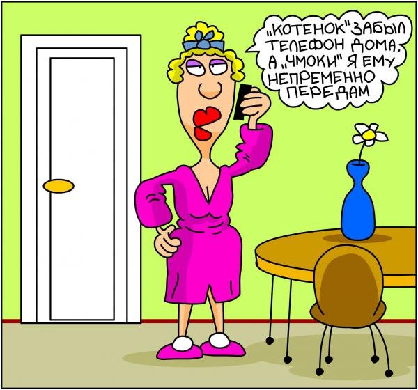 Телефон карикатура