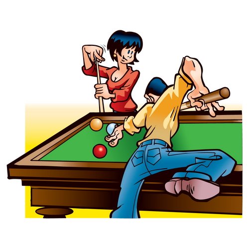 Бильярд мультяшный